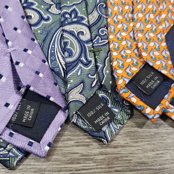 Jos A Bank Mens Neckties Paisley Classic Silk Tie Woven Neck Ties - Picture 7 of 11